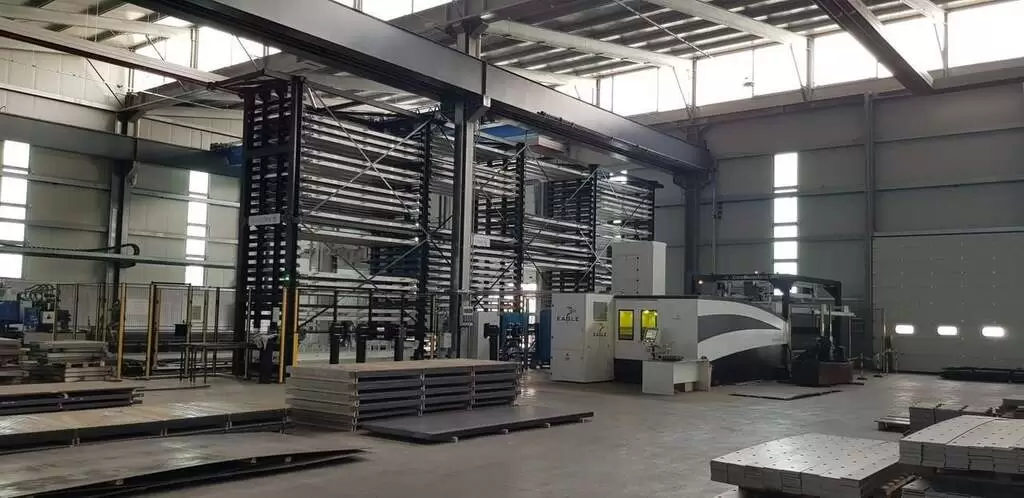 multitower sustav za skladištenje limova i metalnih ploča